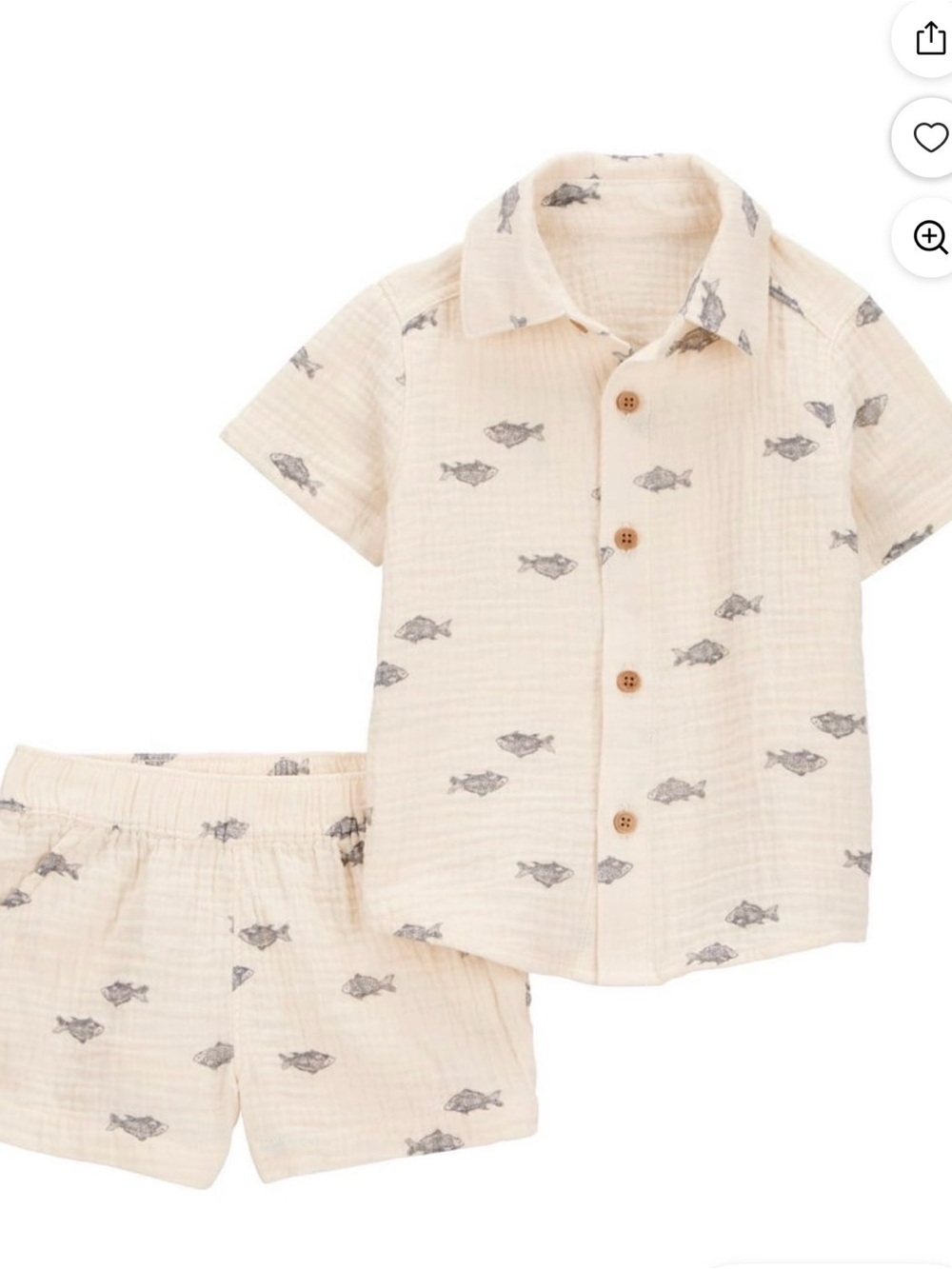 Linen like fish vacation outfit